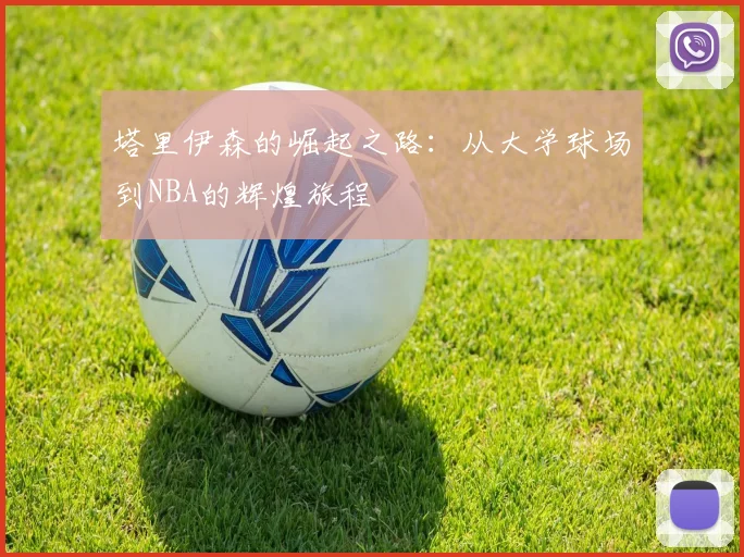 塔里伊森的崛起之路：从大学球场到NBA的辉煌旅程