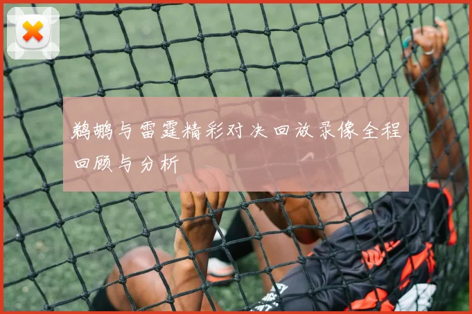 鹈鹕与雷霆精彩对决回放录像全程回顾与分析